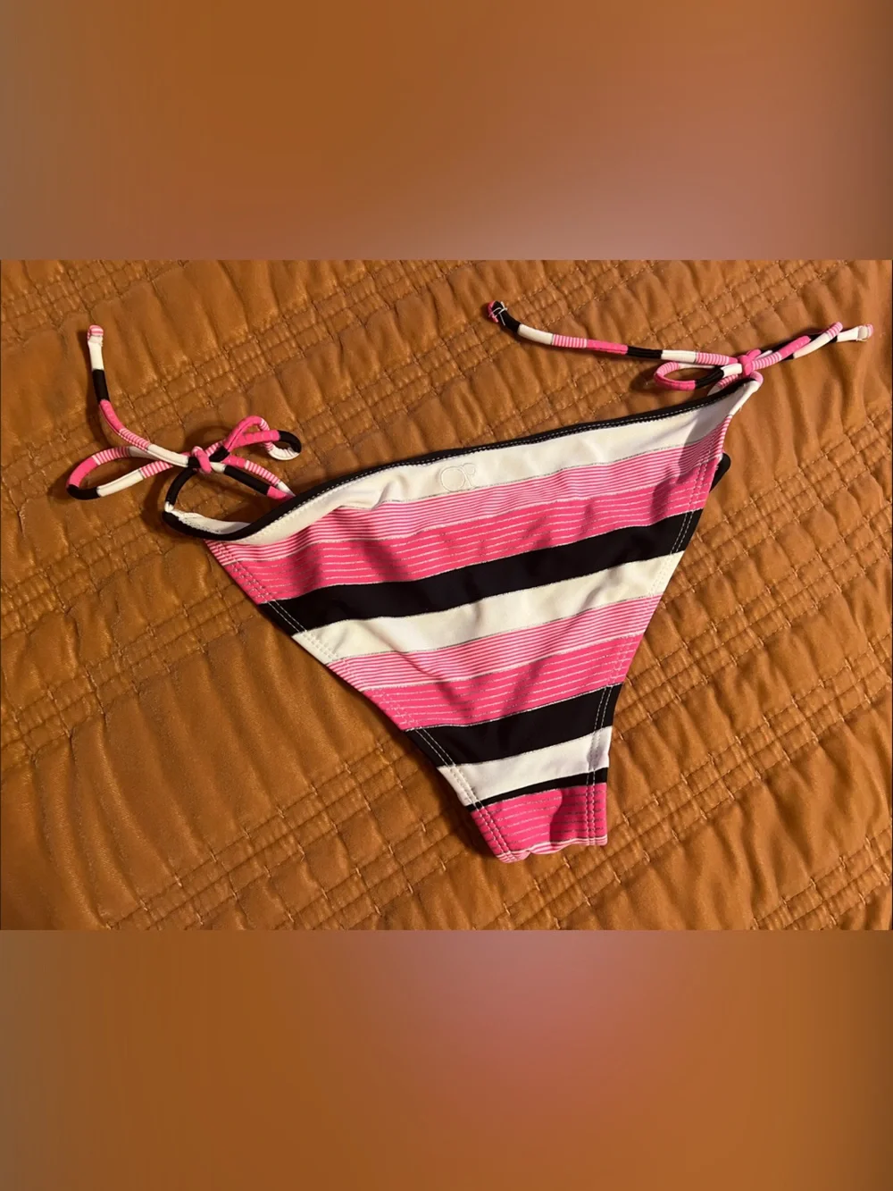 OP striped tie